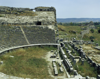 The Theatre: Cavea and orchestra, Miletus, Anatolia, Turkey, 300-133 BC (2005). Creator: Unknown.