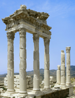 Roman temple of Trajan, Upper Acropolis, Pergamon, Turkey, 1st-2nd century (2005). Creator: Unknown.