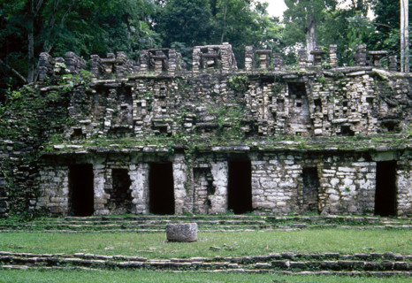 Temple of Labyrinth, Yaxchilan, Mexico, Late Classical Period, (1998). Creator: Unknown.