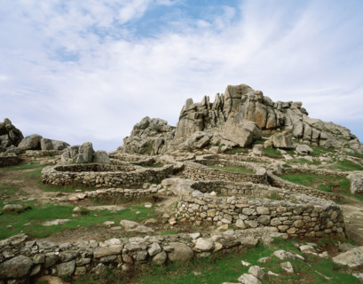 Castro de Barona, Galicia, Spain, Celtic Period, (1998). Creator: LTL.