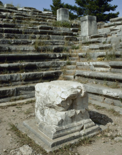 Bouleuterion (senate house), Priene, Agora, Ionia, Anatolia, Turkey, 2nd century (1999). Creator: Unknown.