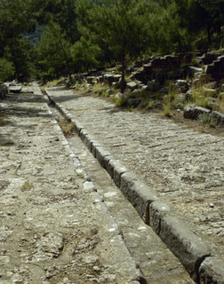 Canalization, Priene, Agora, Ionia, Anatolia, Turkey, 1999. Creator: Unknown.