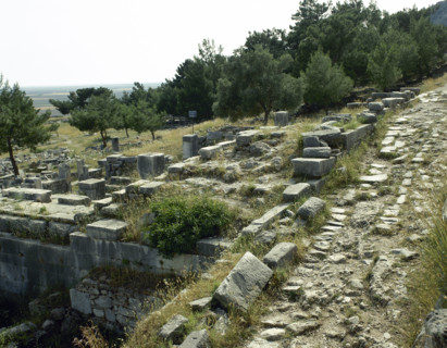 Ruins, Priene, Agora, Ionia, Anatolia, Turkey, 1999. Creator: Unknown.