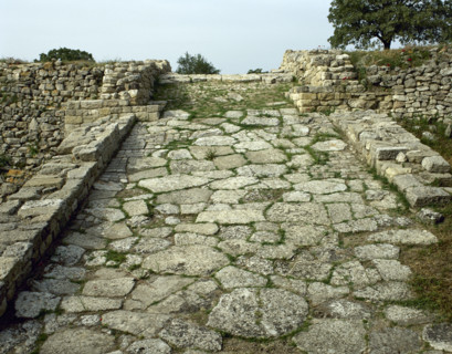 Ramp, Troy II stratum, Troy, Turkey, Bronze age, 2500-2300 BC (2000). Creator: Unknown.