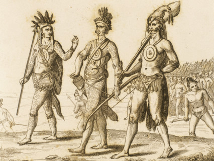 American Indians, 16th century (1841). Creator: Unknown.