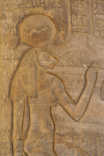 Relief of Sekhmet, the lion-headed goddess, Temple of Kom Ombo, Egypt, 2nd century BC (2003). Creator: Unknown.