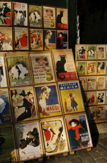 Selling old posters at Souvenir shop, Montmartre, Paris, France, 2008. Creator: Unknown.