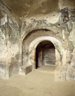 Ruins of the Oracle of the Cumaean Sibyl, Cumae, Italy, 2000. Creator: LTL.