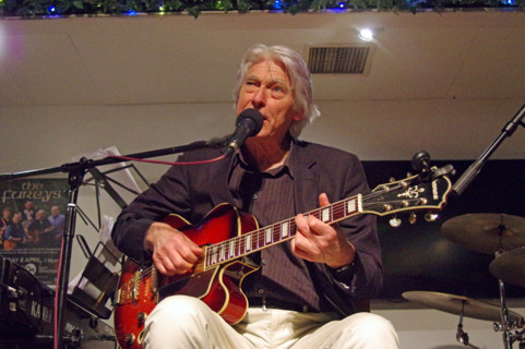 Nils Solberg, East Grinstead Jazz Club, Apron Café, Chequer Mead Theatre, West Sussex, April 2025. Creator: Brian O'Connor.