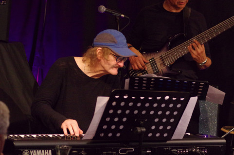 Fraank Martin, Jose Neto Quartet, Verdict Jazz Club, Brighton, East Sussex, May 2025. Creator: Brian O'Connor.