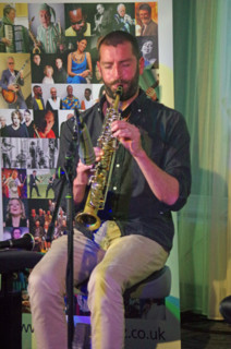 Bastien Weeger, NoSax NoClar, Watermill Jazz Club, Dorking, Surrey, May 2024. Creator: Brian O'Connor.