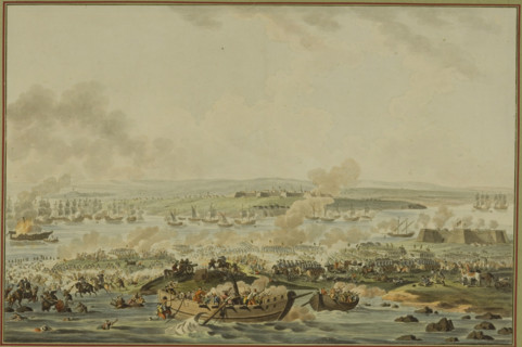 The Siege of the Fortress Ochakov on December 1788, 1788. Creator: Mechel, Christian von (1737-1817).