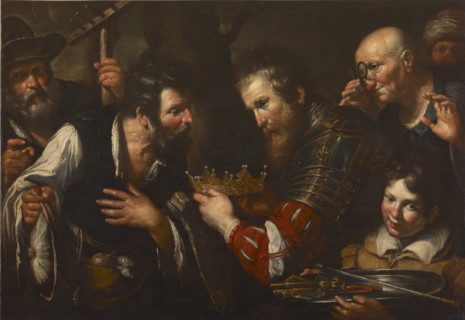 Alexander the Great appoints Abdalonymus as King of Sidon, c1616-1617. Creator: Strozzi, Bernardo (1581-1644).