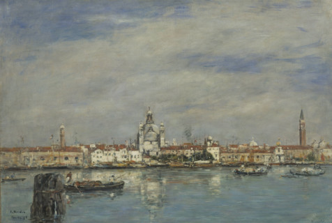 The Grand Canal, Venice, 1895. Creator: Boudin, Eugène-Louis (1824-1898).