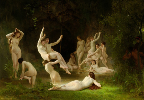 The Nymphaeum, 1878. Creator: Bouguereau, William-Adolphe (1825-1905).