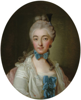 Portrait of Princess Elzbieta Izabela Lubomirska, née Countess Czartoryska (1736-1816), 18th century Creator: Krafft, Per, the Elder (1724-1793).