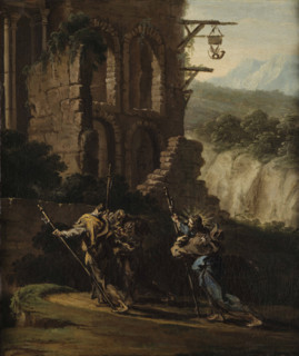 On the Road to Emmaus. Creator: Magnasco, Alessandro (1667-1749).