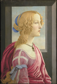 La Bella Simonetta, 1469. Creator: Botticelli, Sandro (1445-1510).