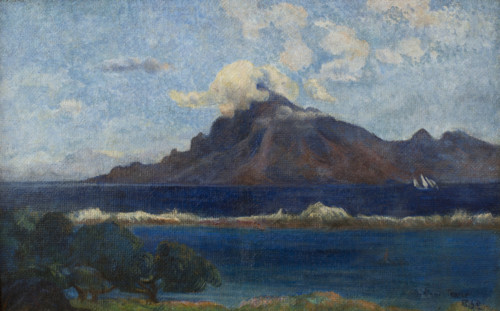 Paysage de Te Vaa, 1896. Creator: Gauguin, Paul Eugéne Henri (1848-1903).