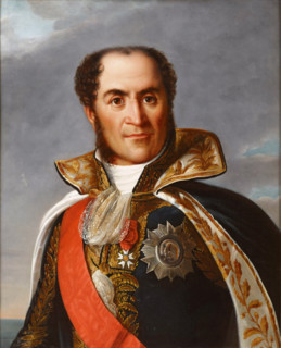 Portrait of Count Guillaume Marie-Anne Brune (1763-1815), Marshal of the Empire, 1834. Creator: Benoist, Marie-Guillemine (1768-1826).