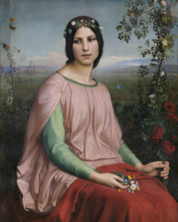 Fleur des champs (Flower of the Fields), 1845. Creator: Janmot, Louis (1814-1892).