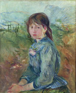 La Petite Niçoise (The Small Girl from Nice) , 1889. Creator: Morisot, Berthe (1841-1895).