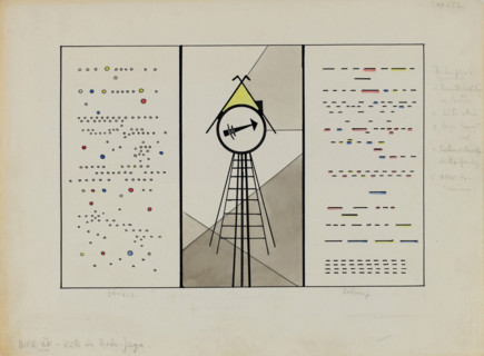 Picture XV. Hut of Baba Yaga, 1928. Creator: Kandinsky, Wassily Vasilyevich (1866-1944).
