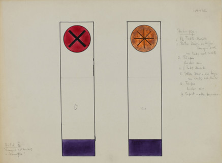Picture X. Samuel Goldenberg, 1928. Creator: Kandinsky, Wassily Vasilyevich (1866-1944).