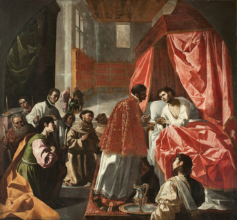 Viaticum of Saint Bonaventure, Second Half of the 17th century. Creator: Zurbarán, Francisco, de (1598-1664).