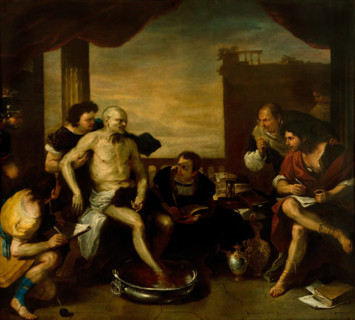 The death of Seneca, c1660. Creator: Giordano, Luca (1632-1705).