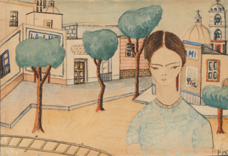 Frida in Coyoacán, 1927. Creator: Kahlo, Frida (1907-1954).