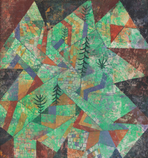 Wald Bau (Forest construction), 1919. Creator: Klee, Paul (1879-1940).