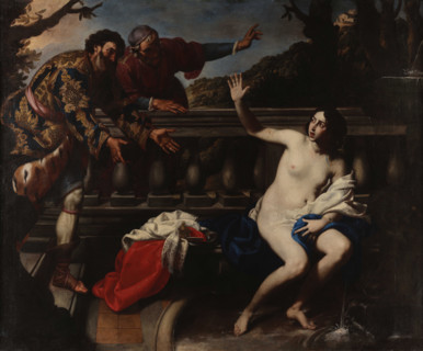 Susanna and the Elders, c1645. Creator: De Rosa, Pacecco (Francesco) (1607-1656).