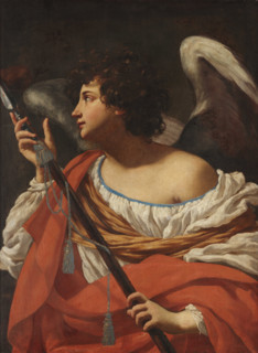 Angel with a Spear, c1627. Creator: Vouet, Simon (1590-1649).