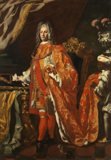 Portrait of Don Ferdinando Vincenzo Spinelli (1691-1753), Prince of Tarsia, 1741. Creator: Solimena, Francesco (1657-1747).