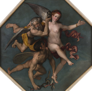 Veritas filia Temporis - Truth is the daughter of Time, 1531-1534. Creator: Caroto, Giovan Francesco (c. 1480-1555).
