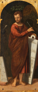 Claudius. From the Polyptych of the Four Crowned Martyrs, 1552. Creator: Badile, Antonio (1518-1560).