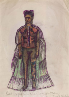 Appearances Can Be Deceiving. Page from Frida Kahlo's diary, 1934. Creator: Kahlo, Frida (1907-1954).