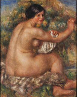 Bather Drying her Right Arm (Large Sitting Nude), 1912. Creator: Renoir, Pierre Auguste (1841-1919).