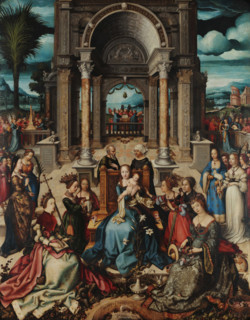 The Virgin and Child with Saints. Creator: Holbein, Hans, the Elder (1465-1524).