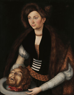Salome with the Head of Saint John the Baptist. Creator: Cranach, Lucas, the Elder (1472-1553).