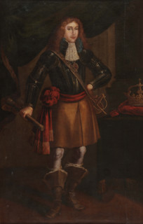 Portrait of King Afonso VI of Portugal (1643-1683), 17th century. Creator: Anonymous.