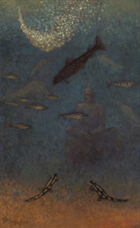 The Sunken Buddha - Homage to Odilon Redon, 1916. Creator: Sérusier, Paul (1864-1927).
