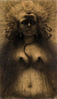 L'Idole de la Perversité (The Idol of Perversity), 1891. Creator: Delville, Jean (1867-1953).