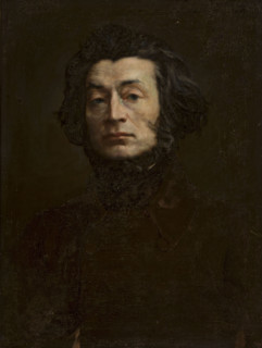 Portrait of the poet Adam Mickiewicz (1798-1855), 1897. Creator: Mordasewicz, Kazimierz (1859-1923).