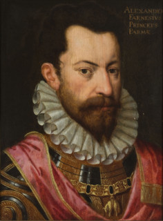 Portrait of Alexander Farnese (1545-1592), Duke of Parma, c1590. Creator: Anonymous.