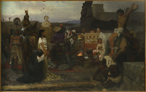 Martyrdom of early Christians, 1885. Creator: Siemiradzki, Henryk (1843-1902).