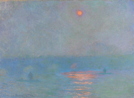 Waterloo Bridge: Effect of Sunlight in the Fog, 1903. Creator: Monet, Claude (1840-1926).