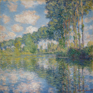 Poplars on the banks of the Epte, 1891. Creator: Monet, Claude (1840-1926).