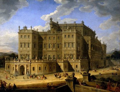 View of Castello di Rivoli, 1724. Creator: Pannini (Panini), Giovanni Paolo (1691-1765).